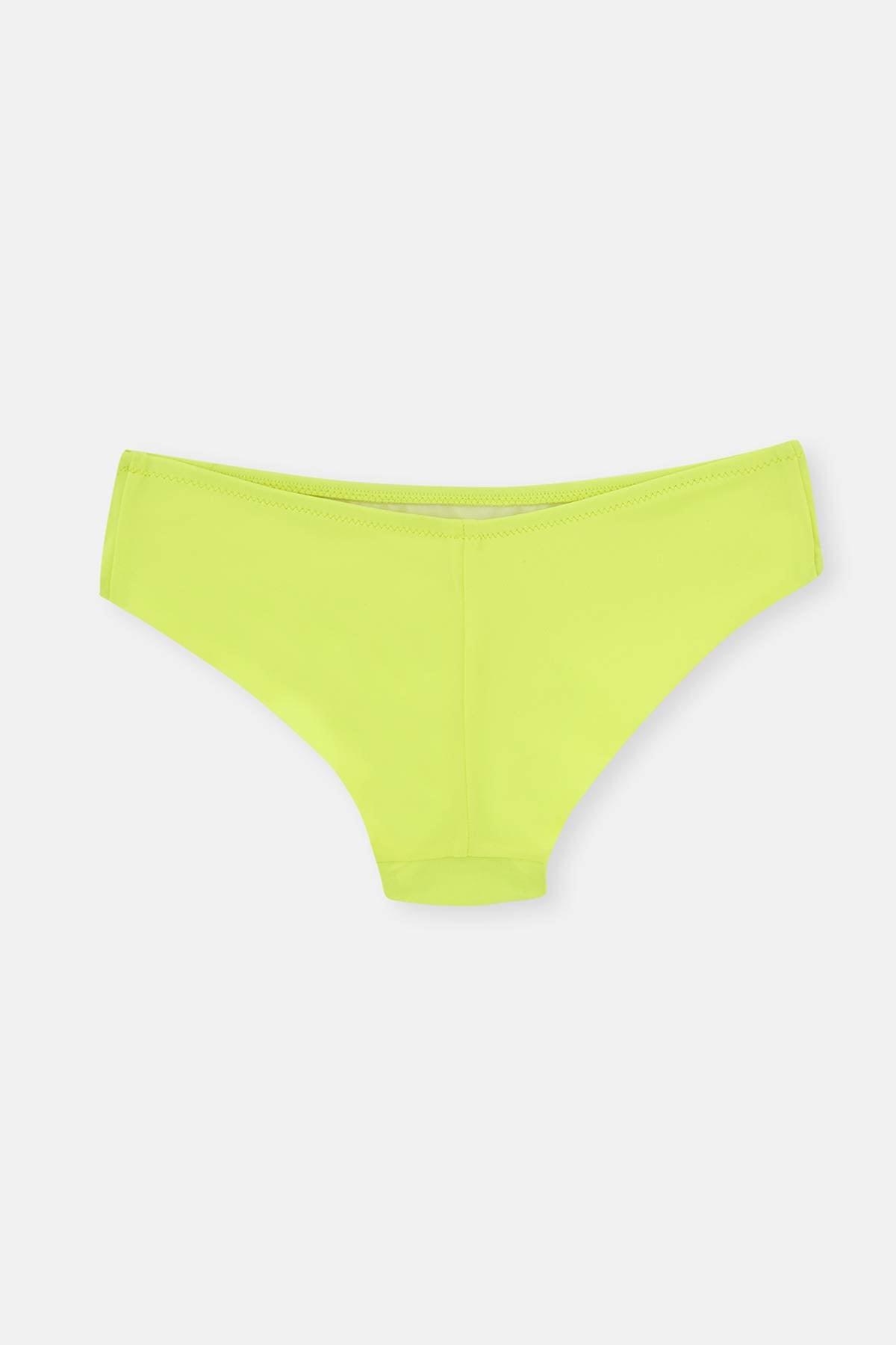 Sarı Düşük Bel Bikini Altı