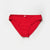 Kırmızı Orta Kenar Tek Bikini Alt