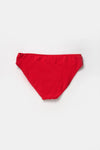 Kırmızı Orta Kenar Tek Bikini Alt