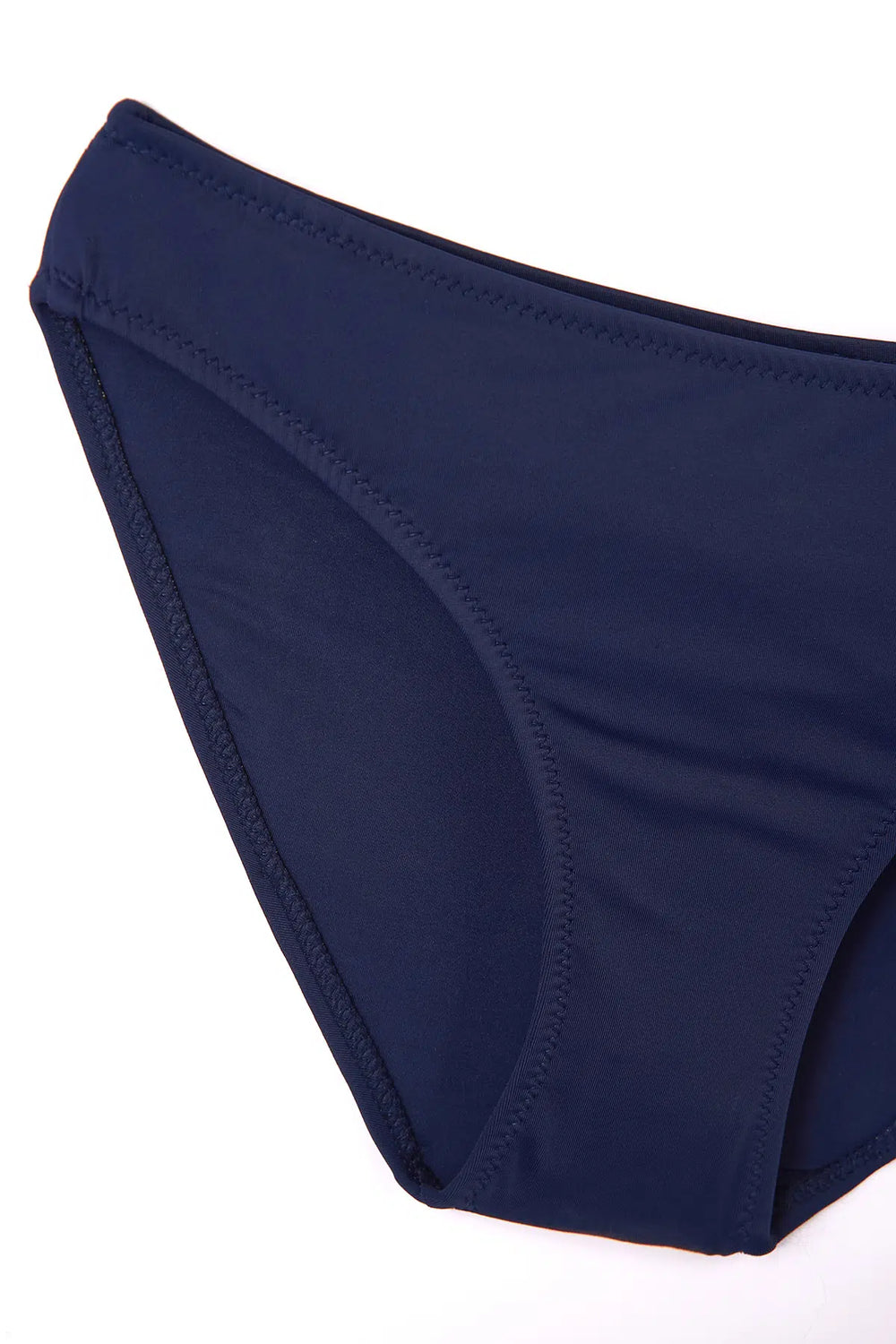 Lacivert Orta Kenar Tek Bikini Alt