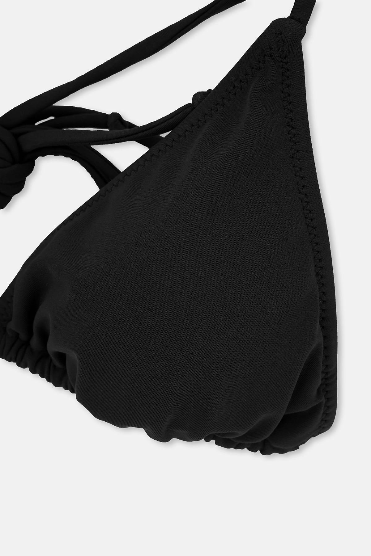 Siyah Üçgen Bikini Üst