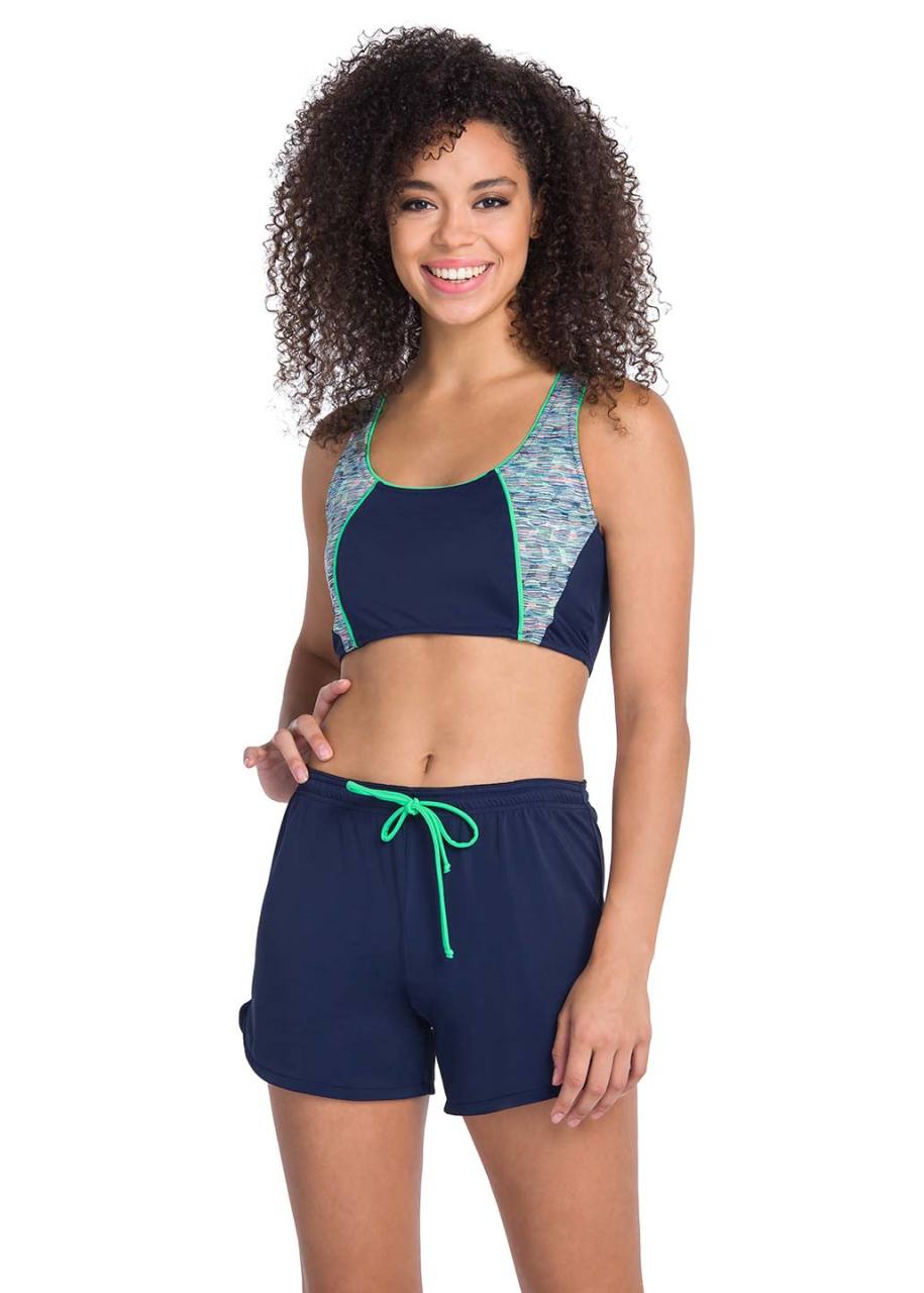 Lacivert Yüzücü Bikini Takımı