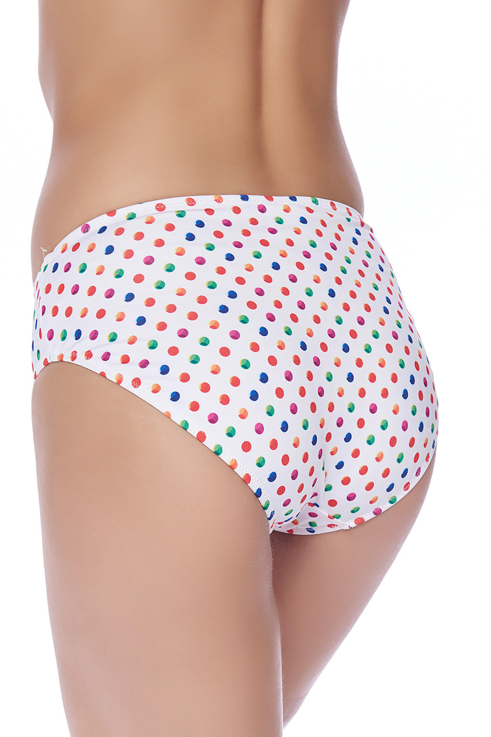 Beyaz Puanlı Bikini Altı