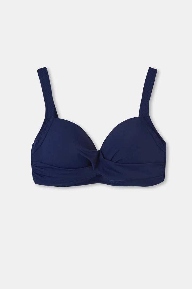 Lacivert Kaplı Bikini Üst