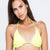 Sarı Üçgen Ipli Bikini Üstü