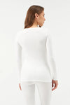 Ekru Kadın Termal Uzun Kollu Üst