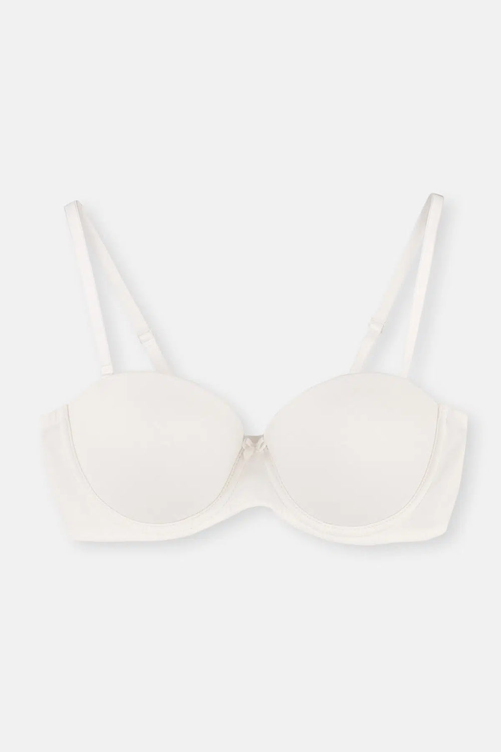 Ekru Athena Straplez Push-Up Sütyen