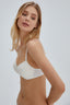 Ekru Herakles Badem Yarı Push-Up Şekillendirici Sütyen