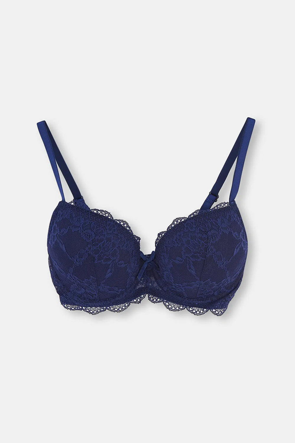 Lacivert Magıc Badem Boş Cup Sütyen Takımı