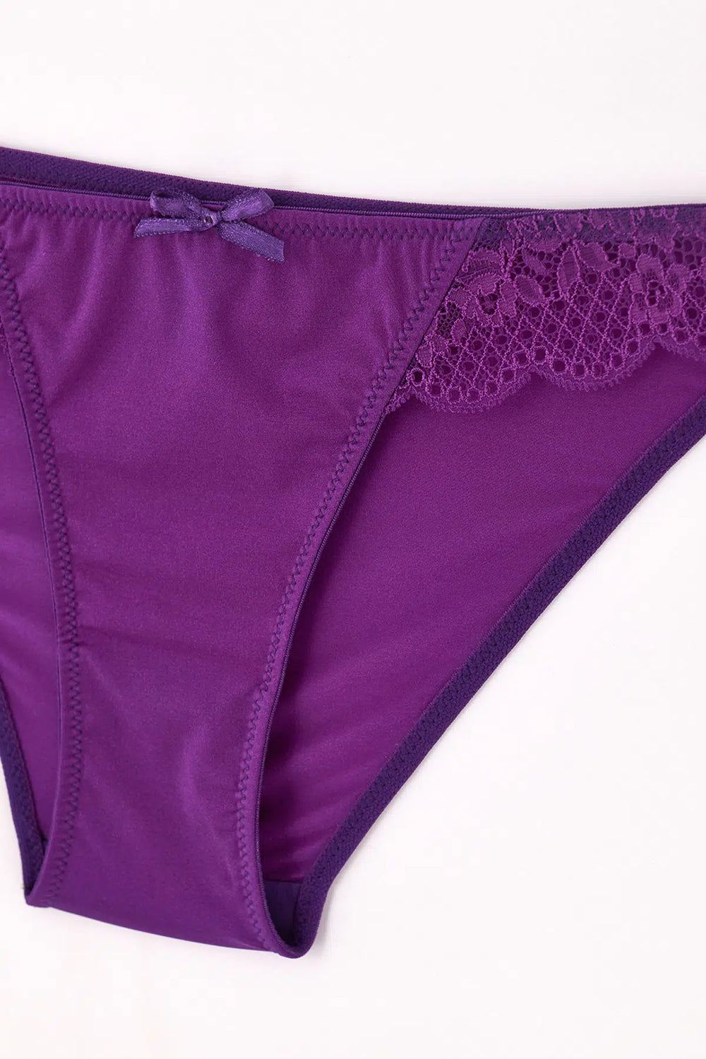 Mor Magıc Badem Yarı Push-Up Sütyen Takımı