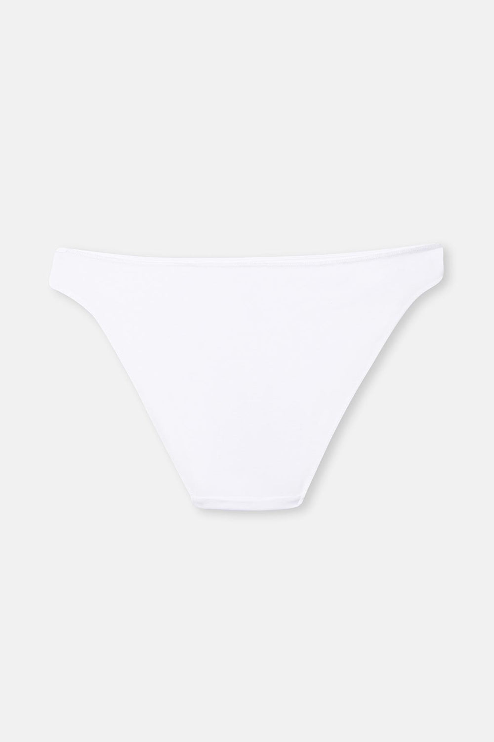 Beyaz 3'Lü Düşük Bel Izsiz Kadın Slip Külot