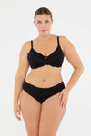 Siyah Yüksek Bel 3'lü Slip Külot
