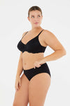 Siyah Yüksek Bel 3'lü Slip Külot