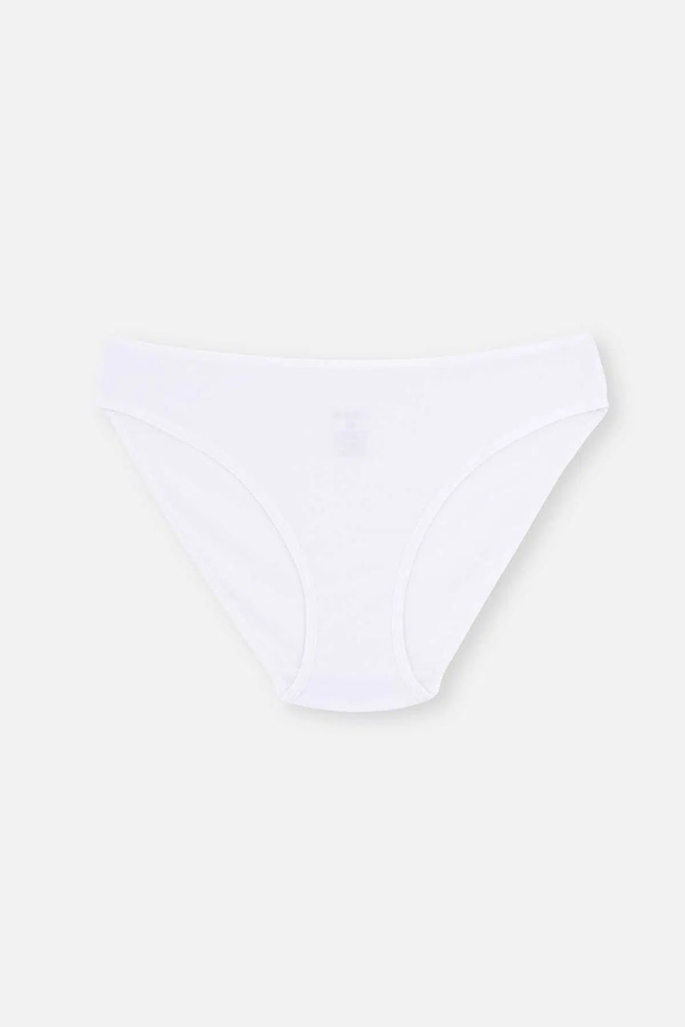 Beyaz 3'lü Klasik Kadın Slip Külot