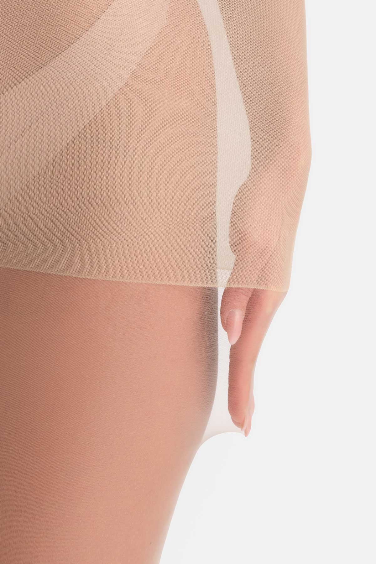 Ten Orta Transparan 3 Den Kaçmaz Külotlu Çorap