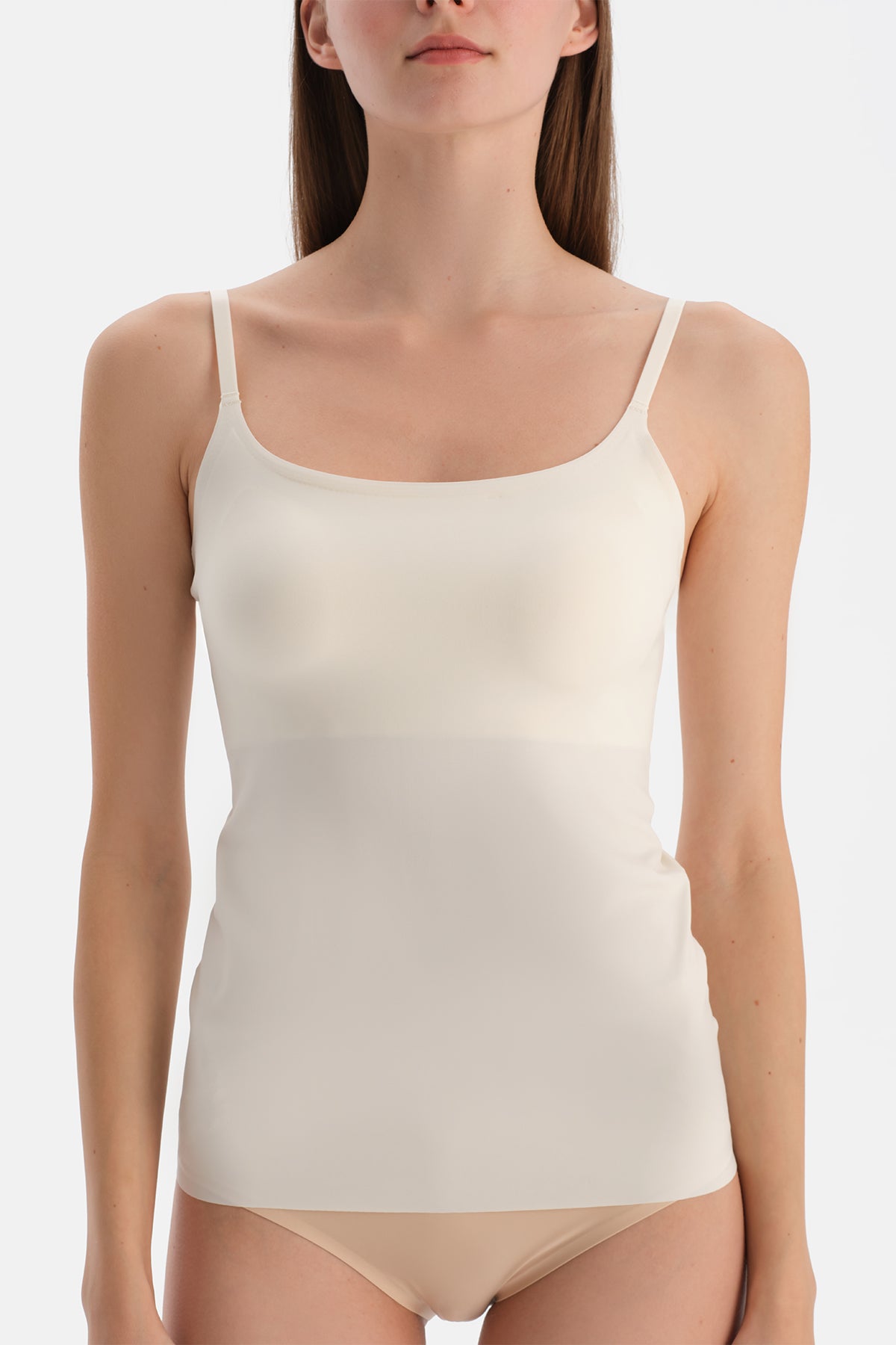 Ekru Basıc Cool Touch Atlet