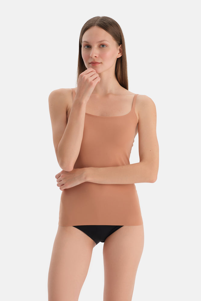 Kahverengi Basıc Cool Touch Atlet