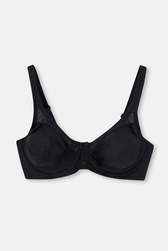 Siyah 1027Kc Asta Balenli Toparlayıcı Sütyen