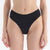 Siyah Klasik Lazer Kesim Slip