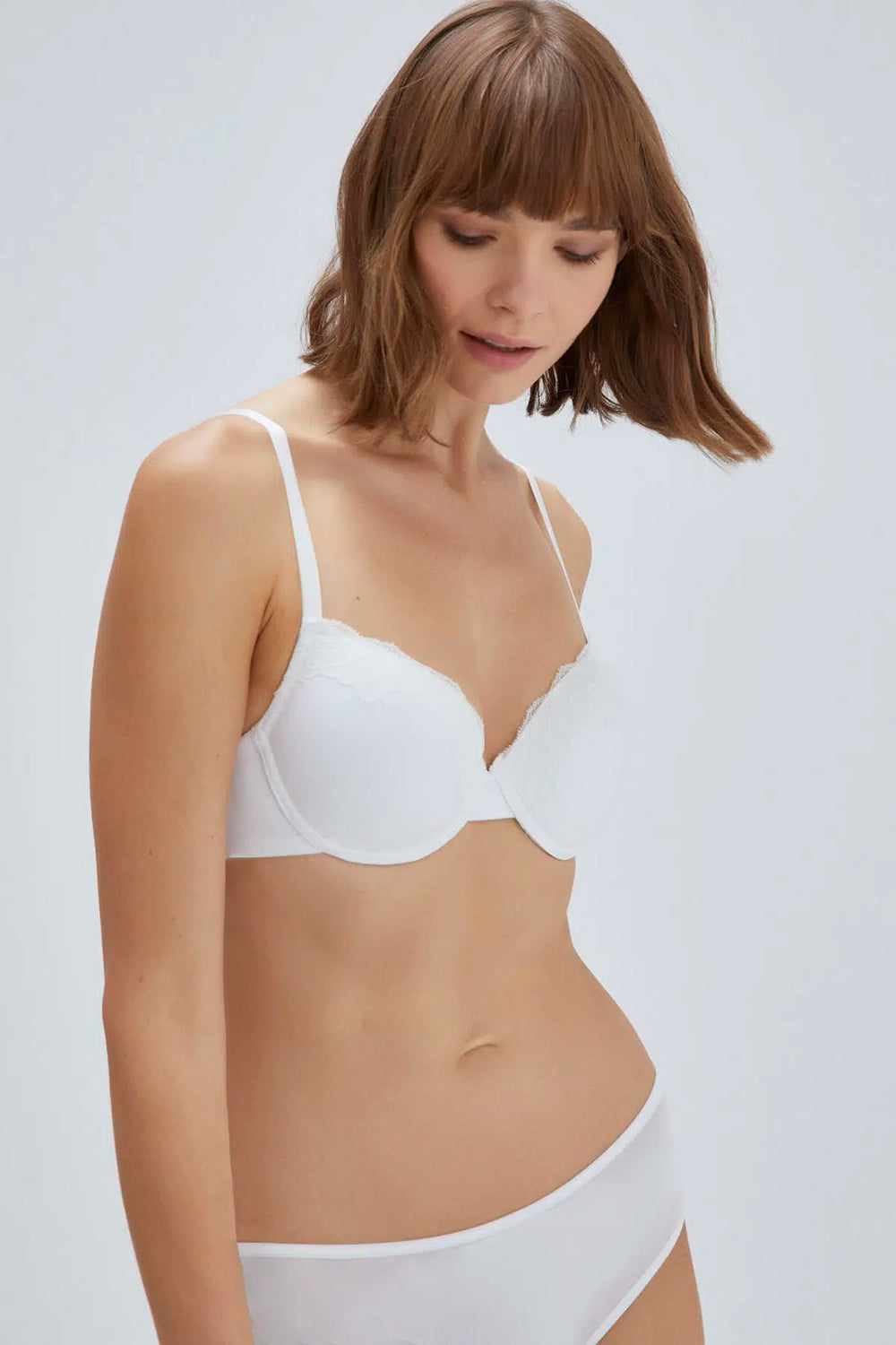 Beyaz Micromodal Classıc Slip