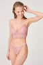 Pembe Gipeli Bralet Sütyen