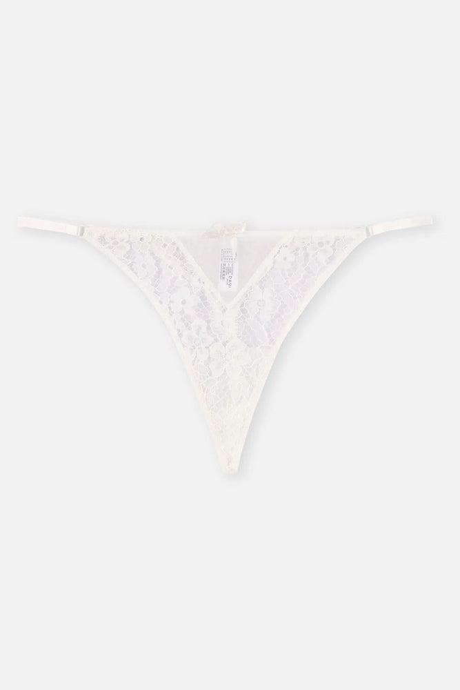 Beyaz Brıde Koleksiyonu Tanga