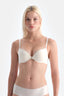 Ekru Blossom Balenli Push-Up Sütyen