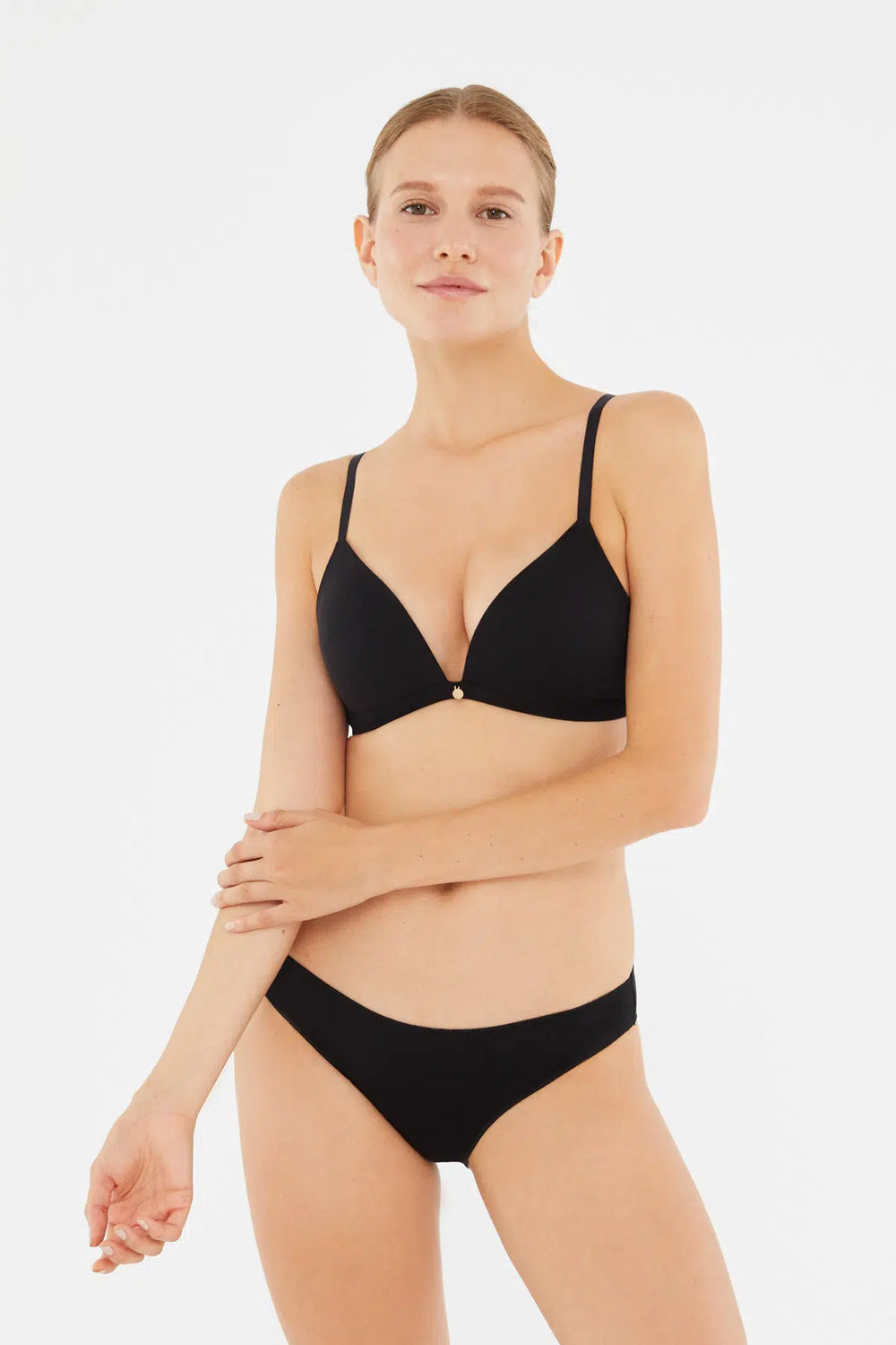 Siyah Laurel Soft Balensiz Sütyen