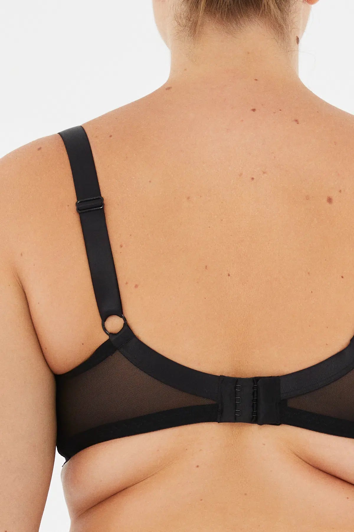 Siyah Poppy Dantel Detaylı Toparlayıcı Sütyen