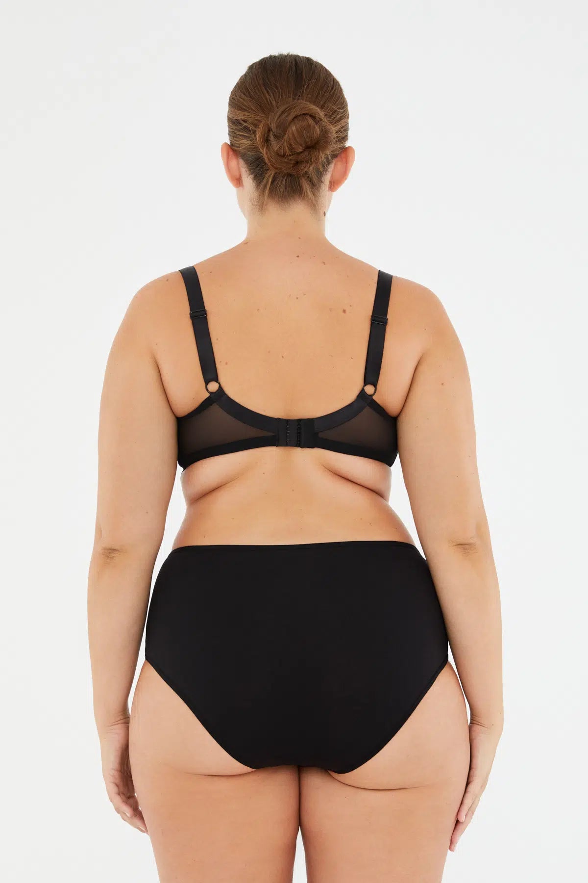 Siyah Poppy Dantel Detaylı Toparlayıcı Sütyen