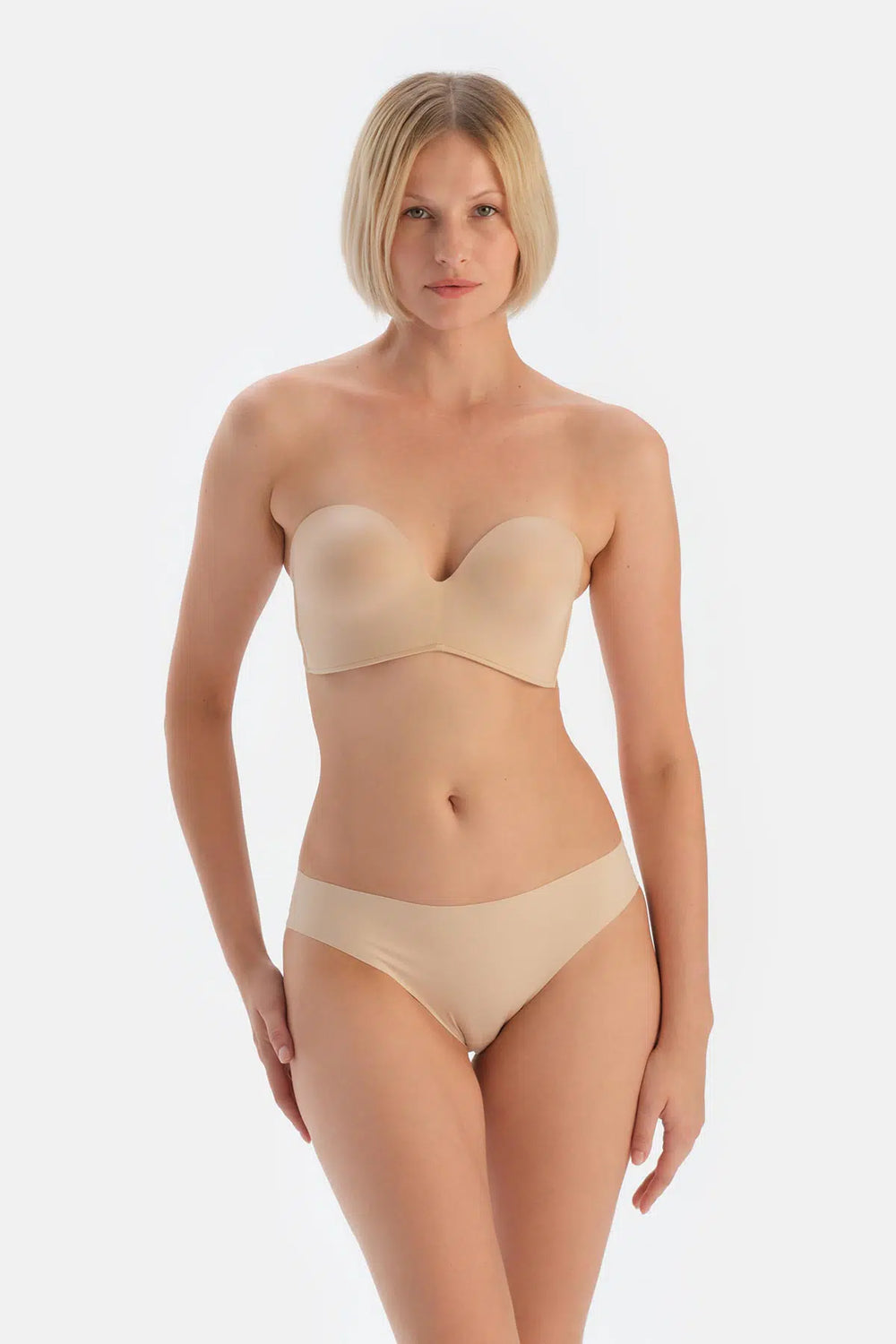 Ten Clarıce Yarı Dolgulu Straplez Yandan Destekli Sütyen