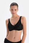 Siyah Besta Balenli Toparlayıcı Sütyen