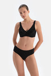 Siyah Besta Balenli Toparlayıcı Sütyen