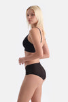 Siyah Linora Balensiz Dikişsiz Toparlayıcı Sütyen