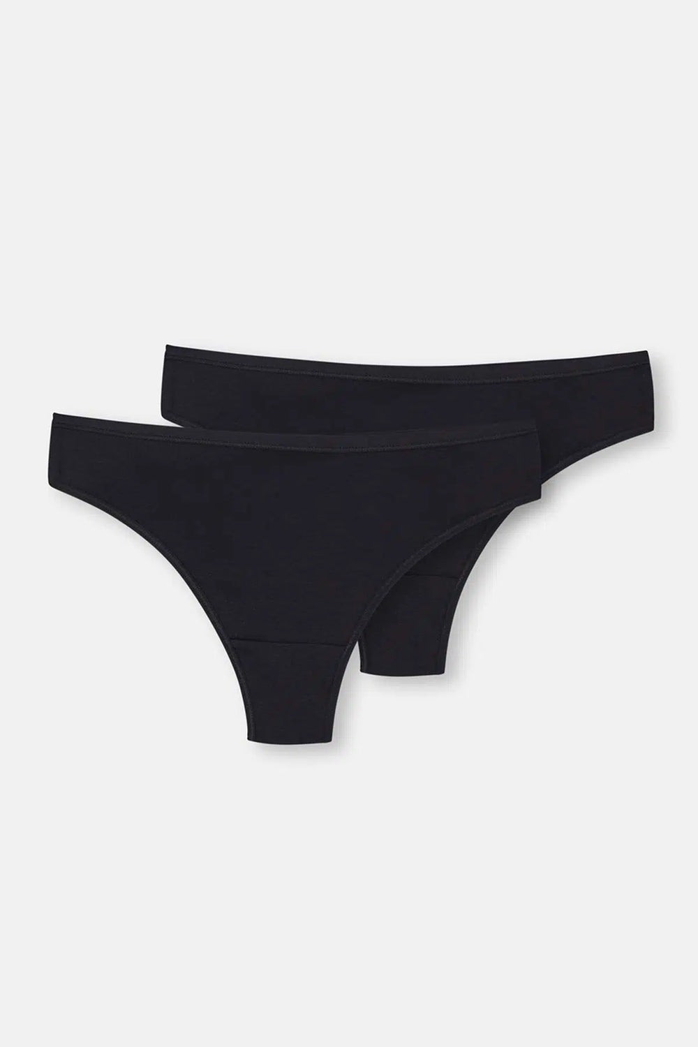 Siyah 2'li Modal Thong Külot