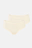Ekru 2'li Modal Hipster Külot