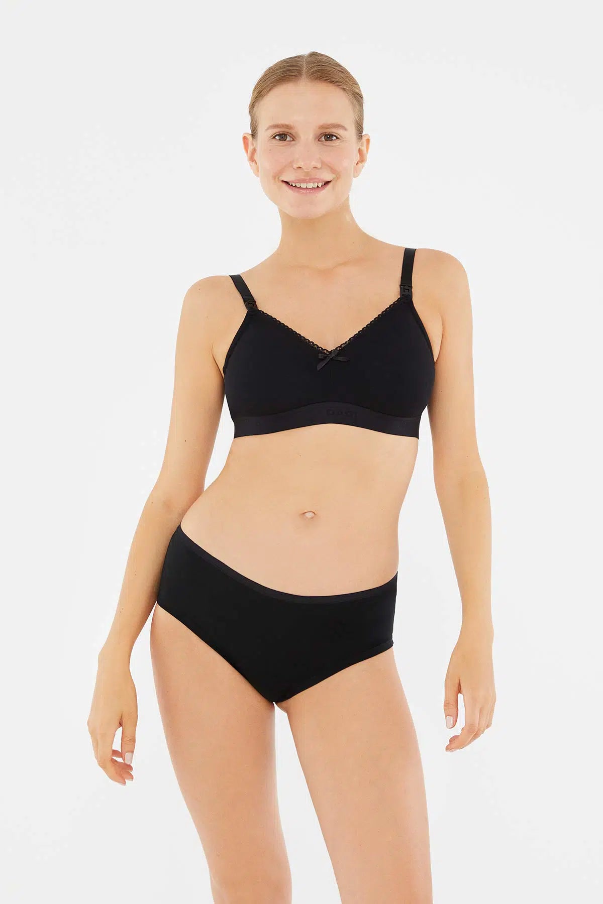 Siyah 2'li Modal Hipster Külot