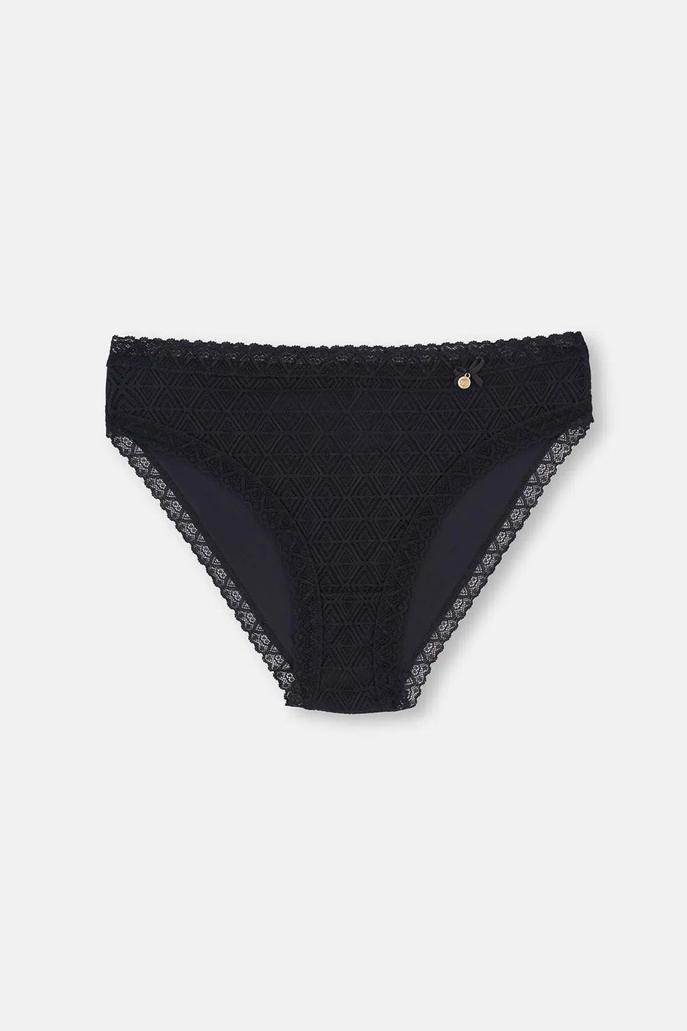 Siyah 2'Li Aksesuar Detaylı Brief Külot