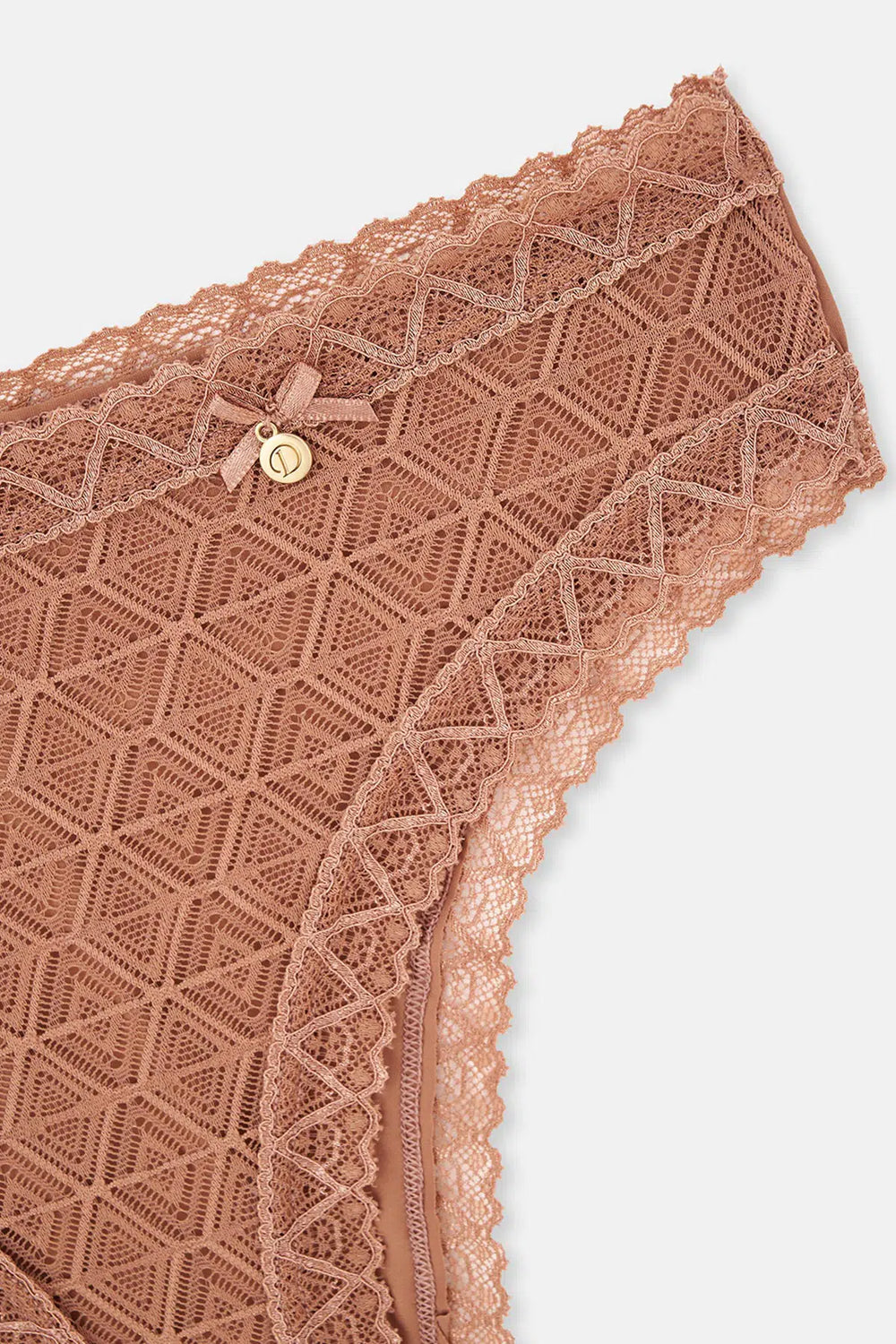 Kahverengi 2'li Aksesuar Detaylı Brazilian