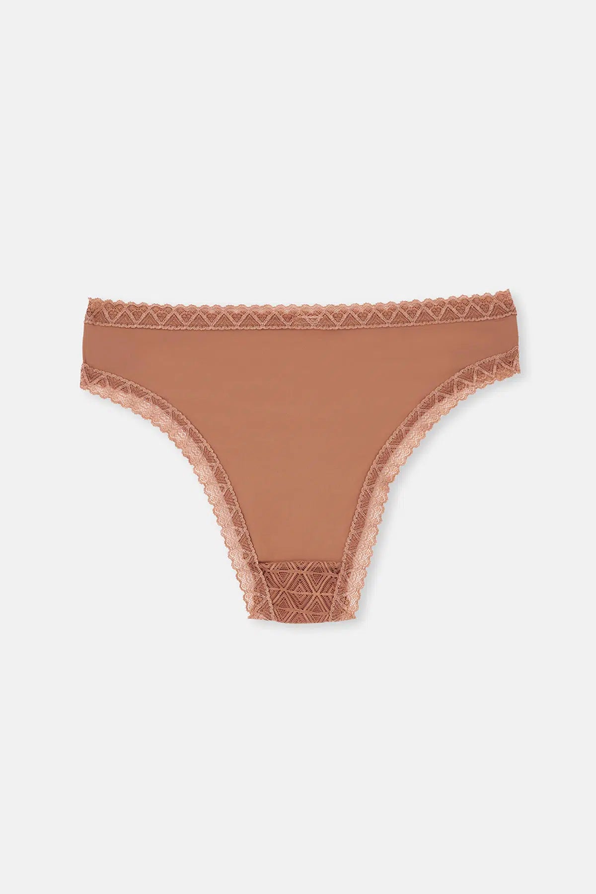 Kahverengi 2'li Aksesuar Detaylı Brazilian