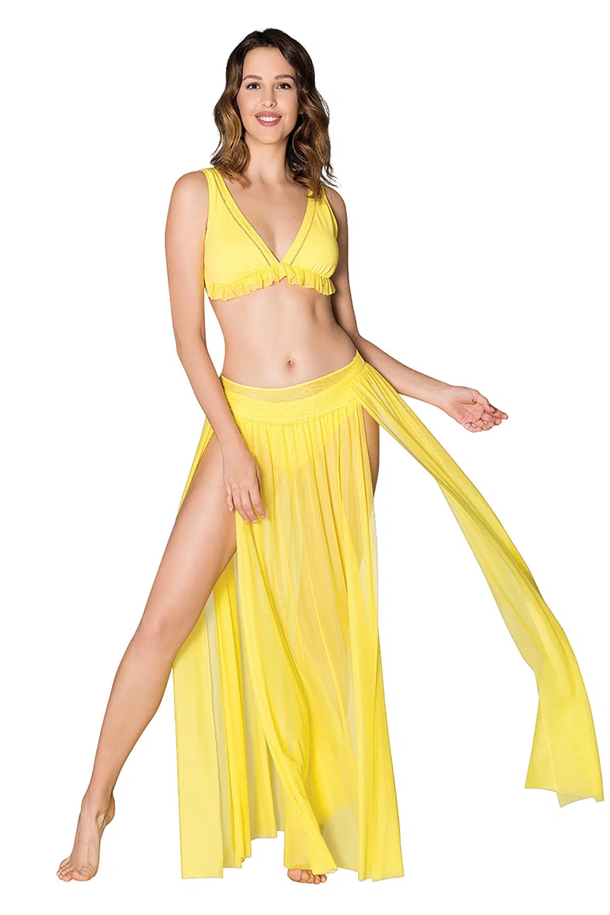 Sarı Etek Pareo
