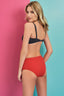 Kırmızı Kalın Kenar Bikini Altı