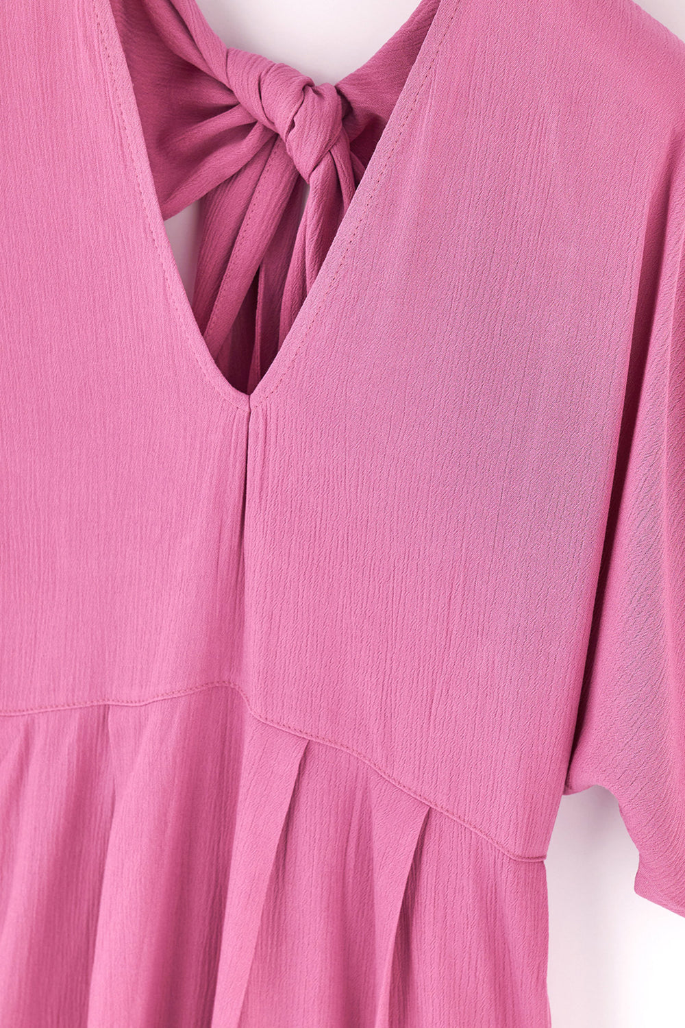 Lila Krınkıl Elbise Pareo