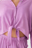 Lila Krınkıl Gömlek Pareo