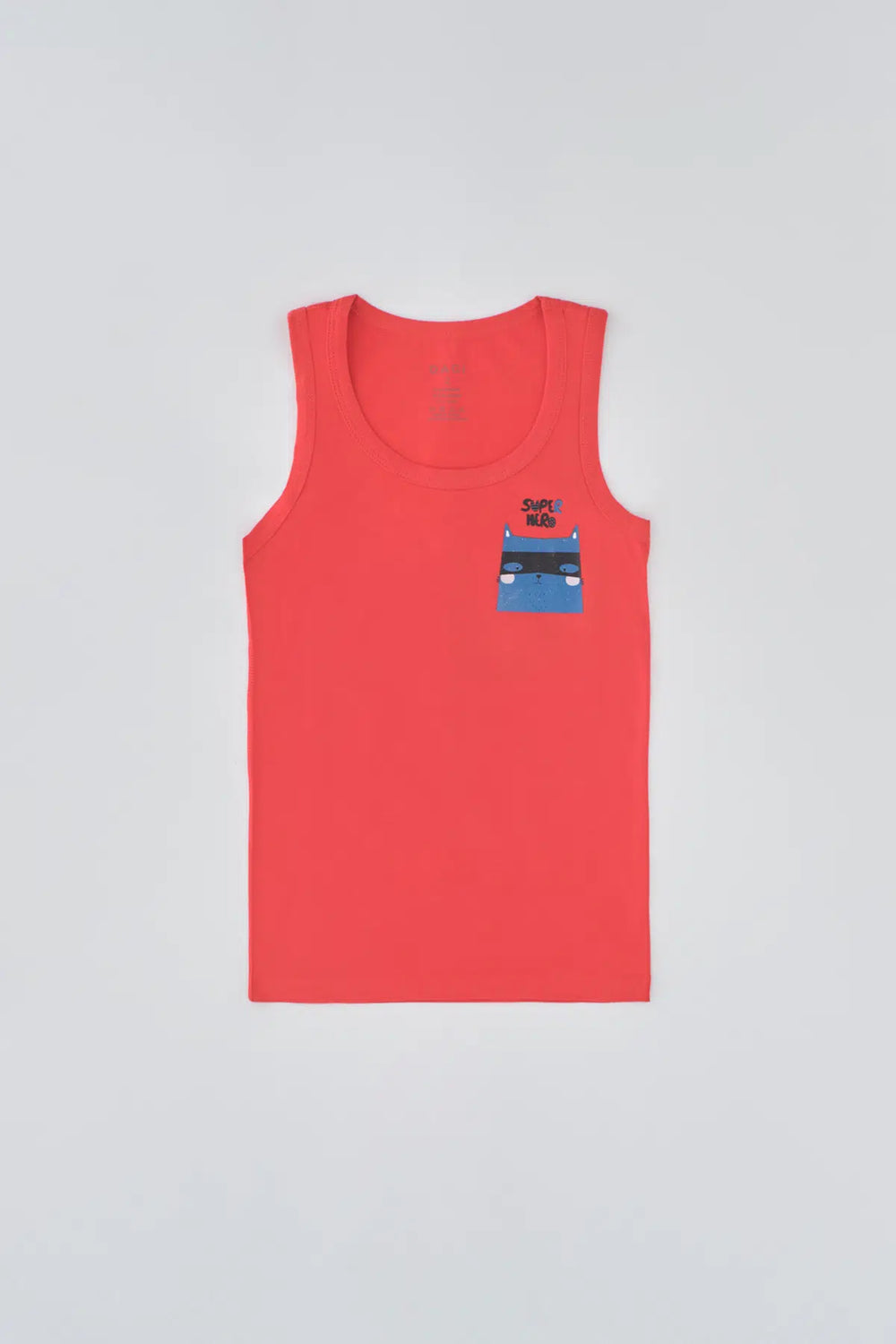 Kırmızı Compact Super Hero Baskılı Erkek Çocuk Atlet