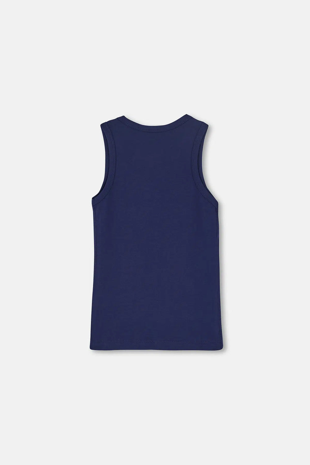 Marin Geniş Yaka Kalın Askılı Penye Atlet