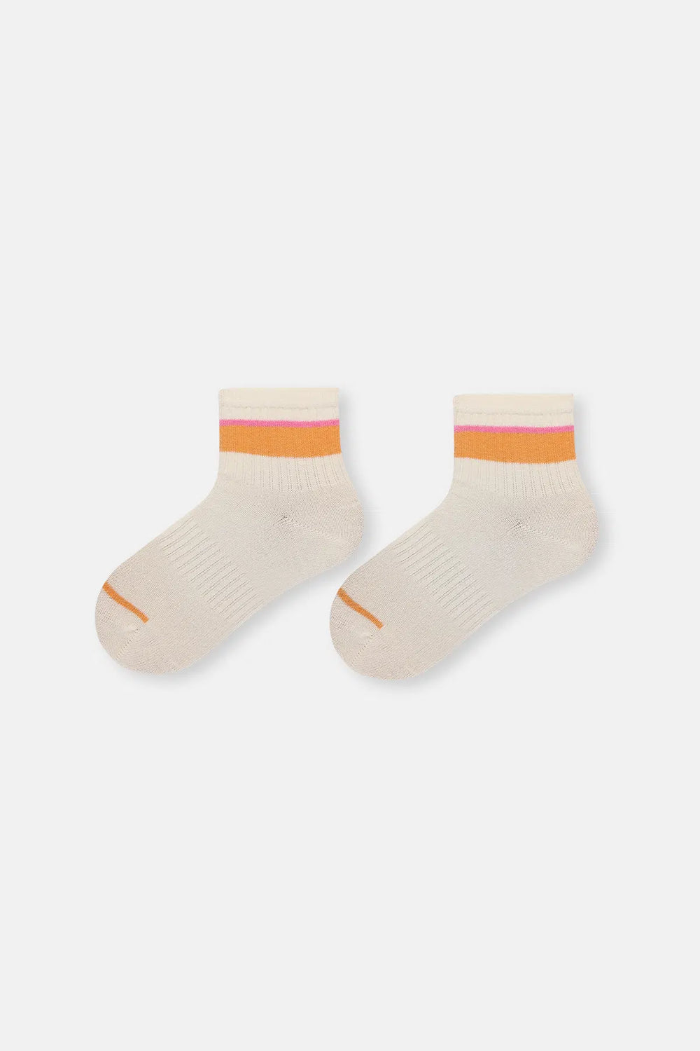 Ekru Kız Çocuk Soket Çorap