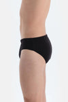 Siyah Penye 2'li Pamuklu Slip Külot