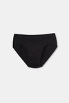 Siyah Penye 2'li Pamuklu Slip Külot