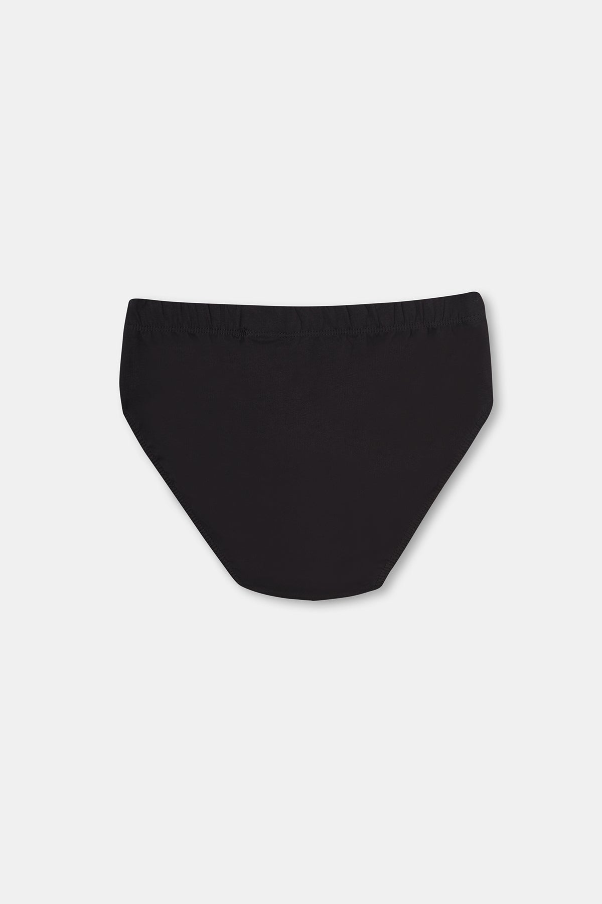 Siyah Penye 2'li Pamuklu Slip Külot